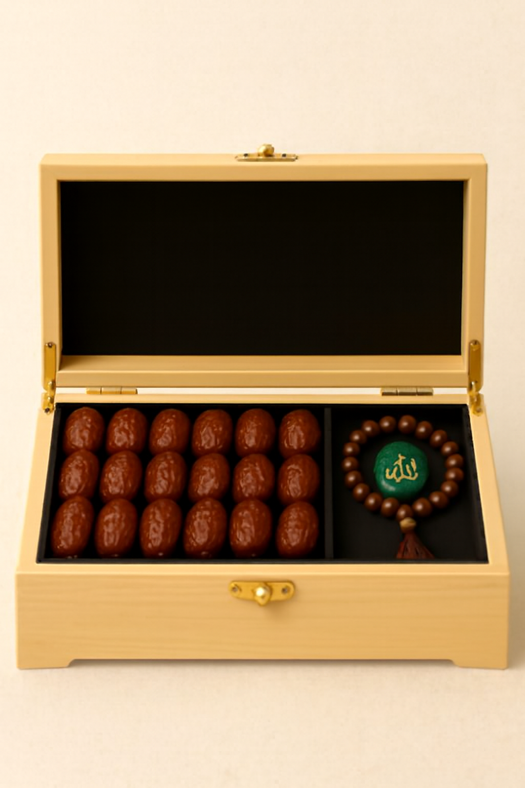 Premium Handcrafted Wooden Basket for Dates - Image 2